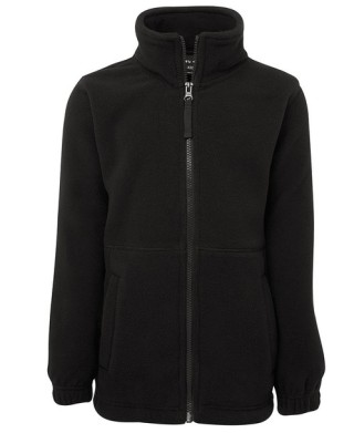 Mens Zip Fleece - Black:Black