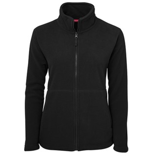 Women's Zip Fleece - Black:Black