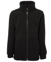 Mens Zip Fleece - Black 