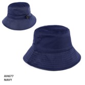 Childrens Bucket Hat - Navy 